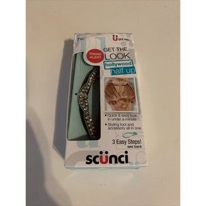 NEW Hollywood Roll Scunci U Got this Half Up Hair Style Trend The Look